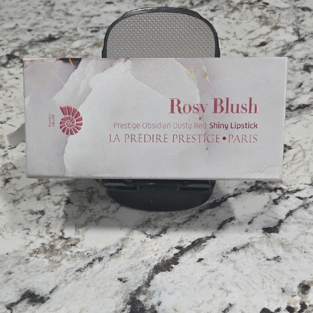 Rosy Blush Lipstick - Prestige Obsidian Dusty Red NIB